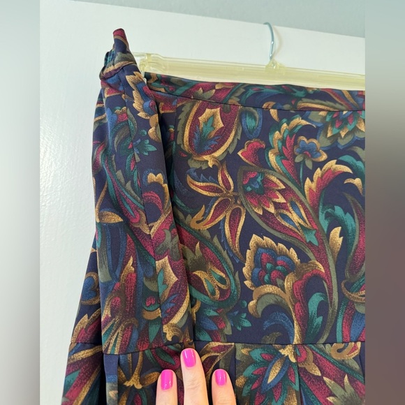 Kasper vintage midi skirt and blouse set women size 18 - Picture 10 of 14